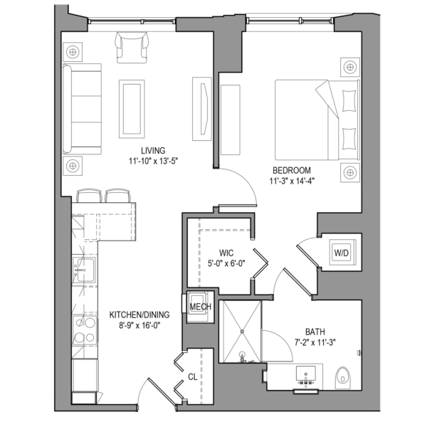 The Barstow 6,8,10 Floor plans at River's Edge NYC